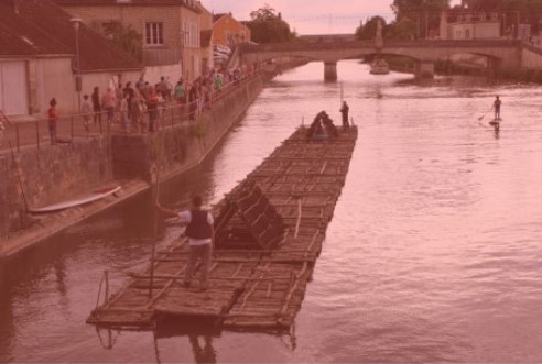 train de bois